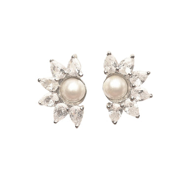 Emara Lunar Pearl Earrings