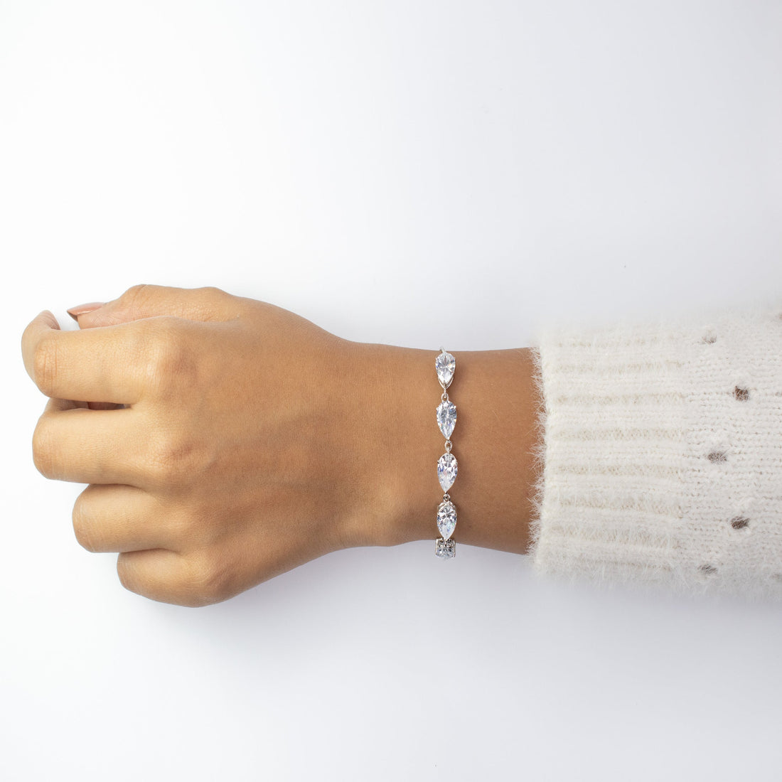 Pear Zerconia Bracelet