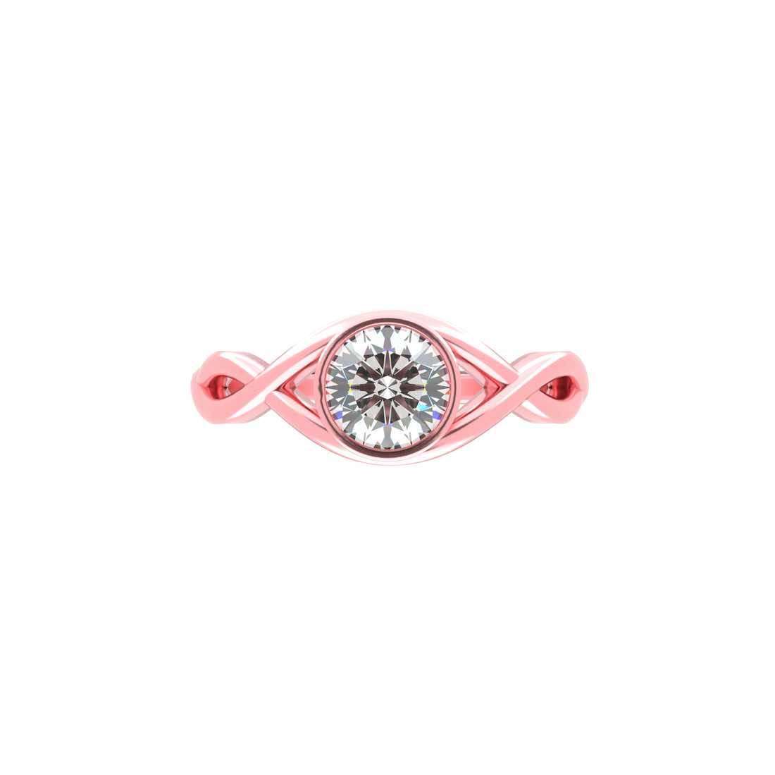 Regal Radiance Rose Gold Ring