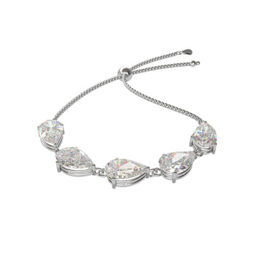 Pear Zerconia Bracelet