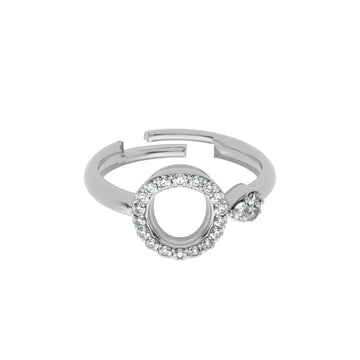 Circe Halo Silver Ring