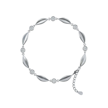 Silver Marquise Bracelet